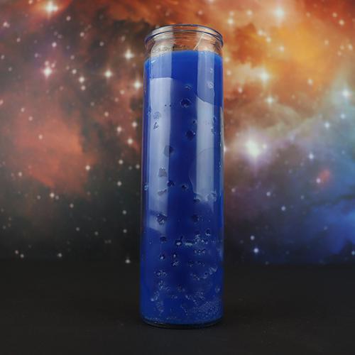 Seven Day Candle- Solid Blue