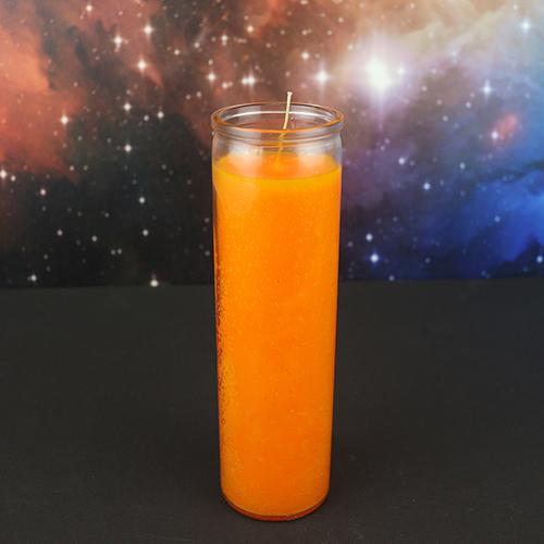 Seven Day Candle- Solid Orange