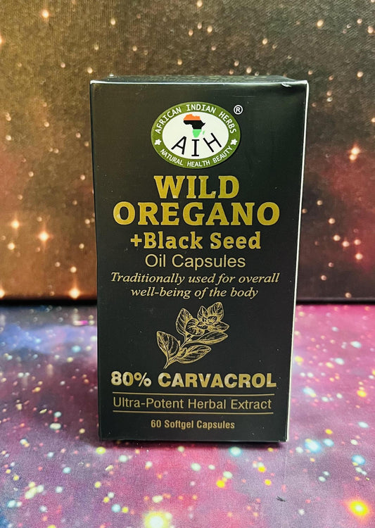 Wild Oregano & Black Seed Oil Soft-gel Capsules (60ct)