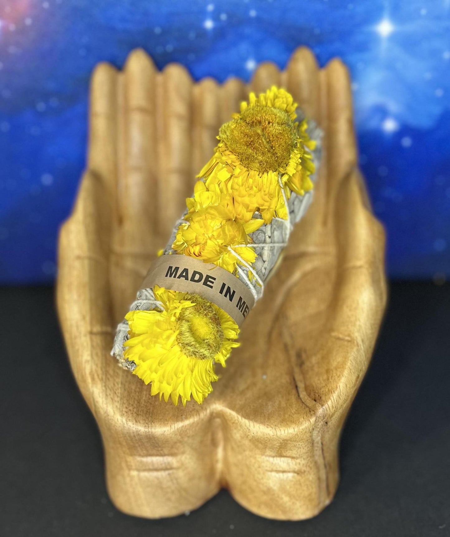 White Sage w/ Sunflower 4"