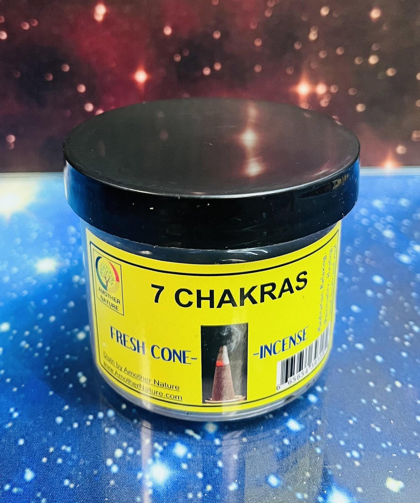 7 Chakras Incense Cones (Handmade)